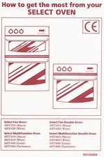 Diplomat Select Oven User Instructions Manual AHY3510,AHY4410,AHY4310,AHY3610