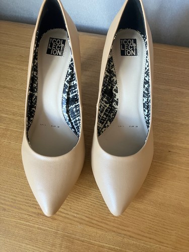 Size beige heeled court - size,