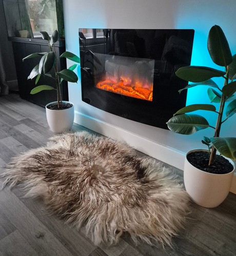 Curly icelandic sheepskin - sheepskin, rug