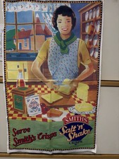 Smiths Salt & Shake Crisps Tea Towel (new Without Tags)