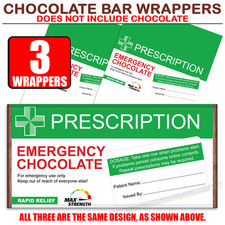 3x Prescription Chocolate Bar