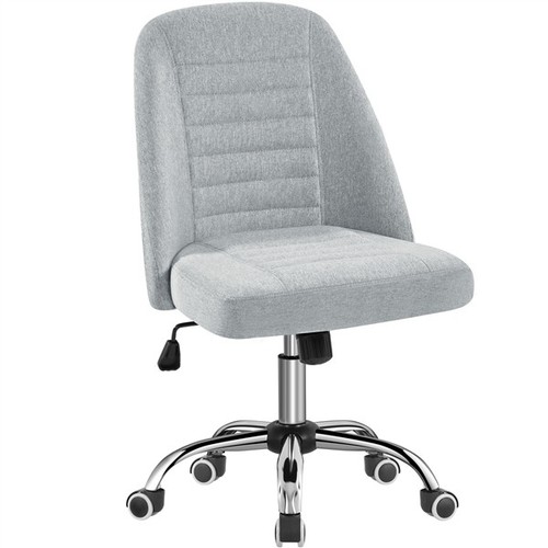 Armless office desk chair - desk,