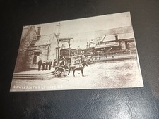 Railway Station & Steam Locomotive Forty Years Ago (1865), DARWEN, Lancashire RP