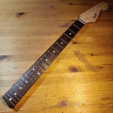 Used 2007 Squier By Fender Stratocaster Bullet Guitar Neck Rosewood Maple #81