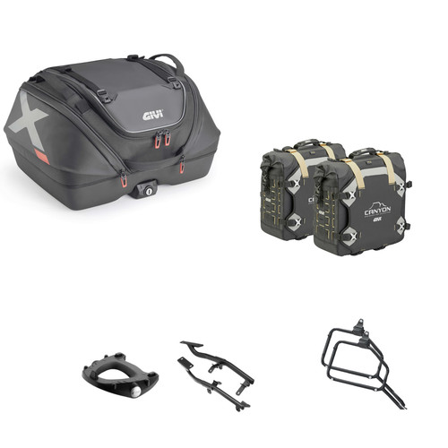 Givi trunk kit xl08b bags - kit,