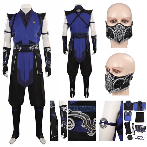 Sub zero blue outfit - mk, mask
