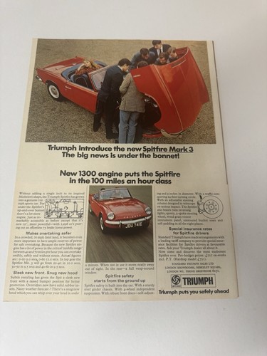 Original vintage 1967 triumph - 1967,