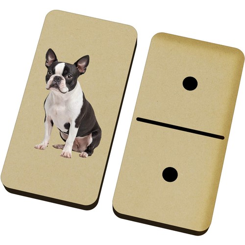 Boston terrier domino set - 'boston,