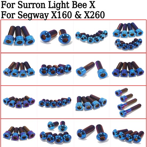 Titanium screws bolts complete - titanium,