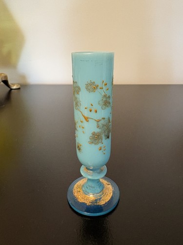 Antique bohemian opaline blue - antique,