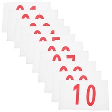  10 Sheets Bib Training Bibs Competitor Numbers Running for Races