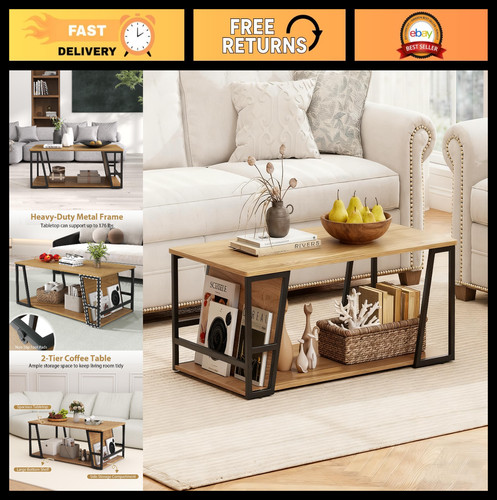 Modern coffee table with - modern,