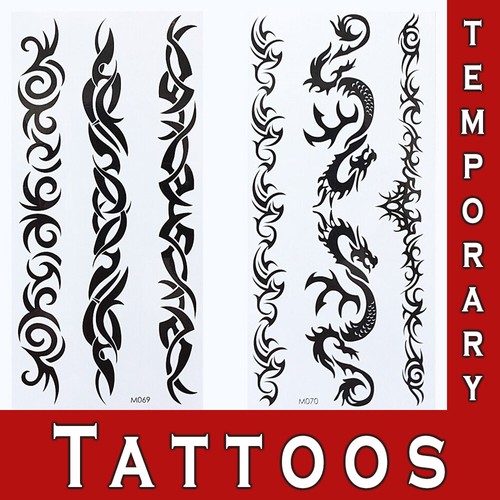 Barbed wire temporary tattoo - wire,