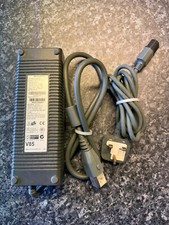 MICROSOFT XBOX 360 OFFICIAL GENUINE 203W UK MAINS POWER SUPPLY ADAPTER 203 WATT