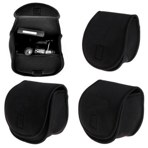 Fishing neoprene reel pouch - neoprene,