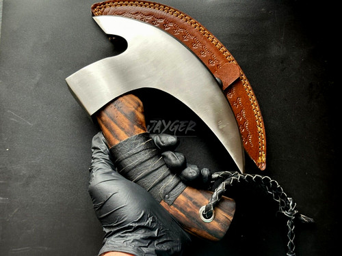 Handmade pizza cutting axe - handmade,