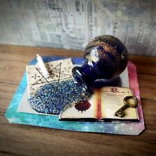 Spilt POTION set 12th scale dolls house castle spooky witch spell wizard DH9