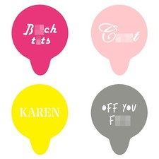 Swear Coffee Stencil –