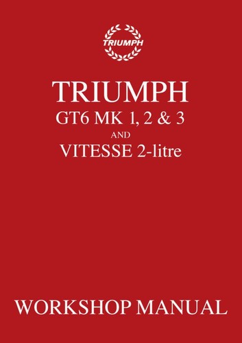Triumph gt6 mk1 3 and - ,