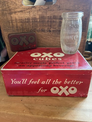 Vintage oxo tins and - vintage, little