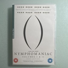 Nymphomaniac Volume 1 & 2 LTD HMV DVD Christian Slater (2013) Free Postage 