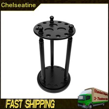 9 Holes Wooden Pool Cue Rack