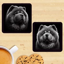 Chow Chow Dog Coasters, Set Of