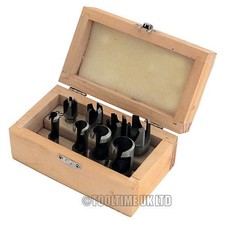 8 PCE WOOD PLUG HOLE CUTTER