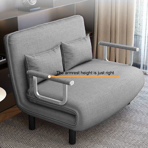 Folding double fabric sofa bed - double,