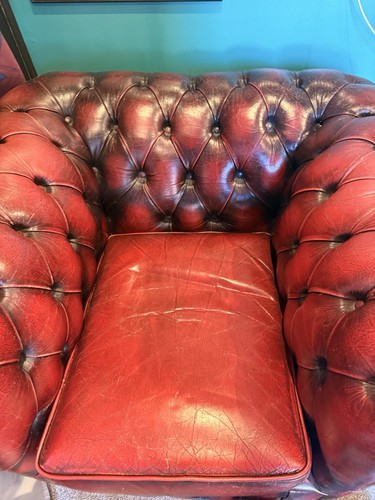 Vintage oxblood red leather - oxblood,