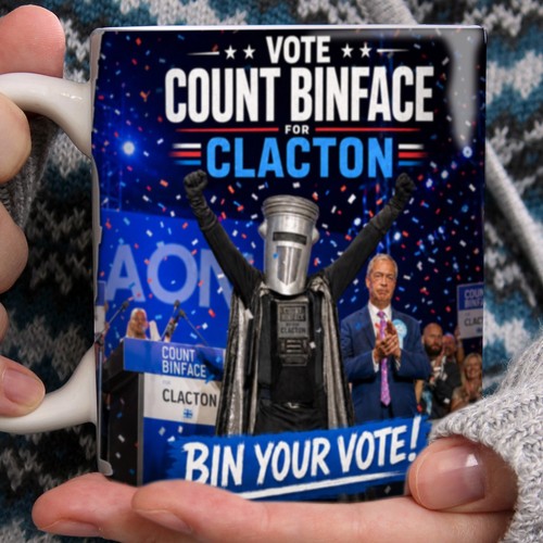 Count binface mug - binface, mug.