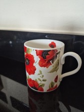 Dandy Lines Balmoral Red Poppy Fine Bone China Mug