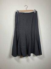 Joyce Ridings Midi Wool Skirt