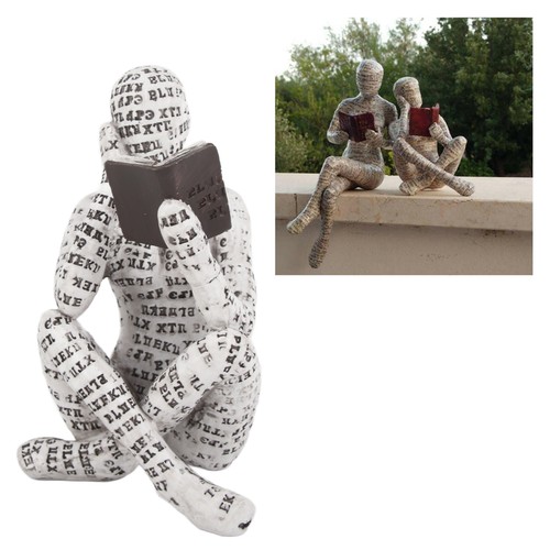 Resin reading woman - reading,