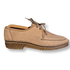 Vintage Wallabees Stitchcraft Camel Elk Leather Shoes Size UK 8.5