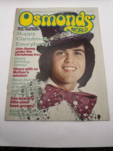 Osmonds world magazine issue - magazine,