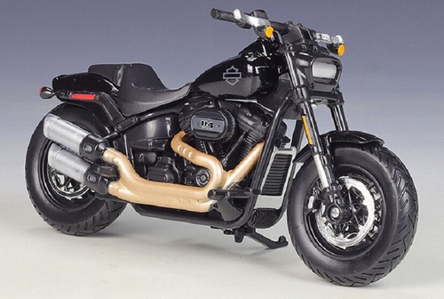 Black maisto 18 harley - black,