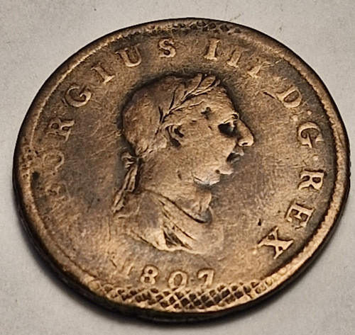 George iii 1807 double headed - iii,
