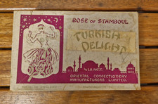 Vintage c1920 Turkish Delight Box - Rose of Stamboul Oriental Confectionery Ltd