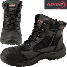 Mens ARMA S3 Leather Steel Toe