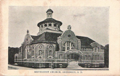 Postcard methodist church - ,