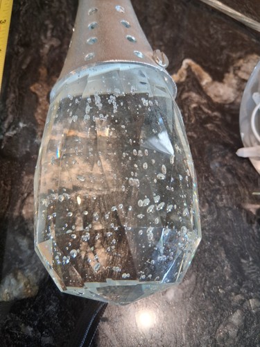 Heavy solid crystal droplet - crystal,