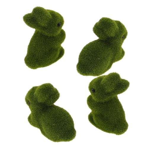 Pcs easter figurine - 4, flocked