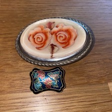 Vintage Lucite Reverse Carved