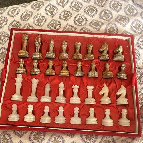 Stone chess pieces - stone,