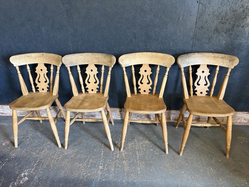 Pine dining chairs 4 - dining,