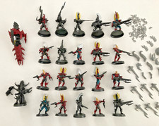 Warhammer 40k Drukhari Kabalite Dark Eldar Warriors w/ Lord & Reaver Jetbike OOP