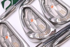 Ping Karsten ISI Nickel Irons / 4-PW / Orange Dot / Stiff Flex Ping AWT 2.0