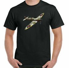 SPITFIRE T-SHIRT Supermarine WWII Battle of Britain RAF Tee Top British Fighter