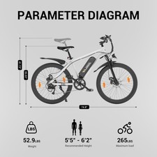 27.5''E-Bike ESKUTE M100+ 250W